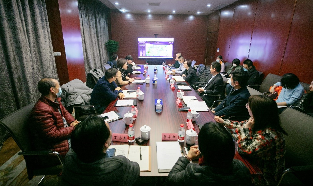 市人社局来我院调研大数据量化分析平台